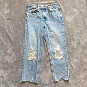 MNG Distressed Irene Light Wash Jeans